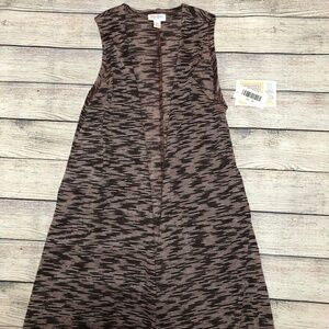 LuLaRoe Joy Long Vest Size XS